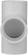 Charlotte Pipe 3/4" Tee Elbow Pipe Fitting - (Socket x Socket x Socket) Contractor Pack Schedule 40 PVC Pressure Durable, Easy to Install, and High Tensile for Home or Industrial Use (10 Unit Pack)
