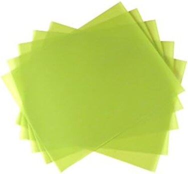 Taytools 5 Sheet Bundle 1 Micron (14,000 Grit) PSA Lapping Microfinishing Film Aluminum Oxide (AO) 8 1/2&rdquo; x 11&rdquo; 265Xx52