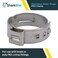SharkBite PEX Clamp Ring 3/4 Inch, Stainless Steel, Pack of 10, UC955A, 0.75 Inch
