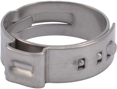 SharkBite PEX Clamp Ring 3/4 Inch, Stainless Steel, Pack of 10, UC955A, 0.75 Inch
