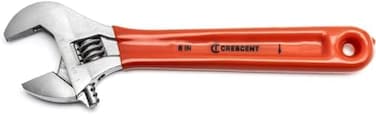 Crescent 8" Adjustable Cushion Grip Wrench - Carded - AC28CVS