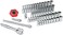 GEARWRENCH 51 Pc. 1/4 Inch Drive 6 Pt. 120XP Mechanics Tool Set, Standard &amp; Deep, SAE/Metric - 80300P
