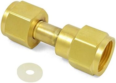 محول CGA-320 الى CGA-580 # 806 قنينة ثاني اكسيد الكربون الى مقياس تدفق الارجون