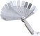 Mayata 1 PCS 100A16 0.05-1mm Thickness Curved Steel Gapped Metric Filler Feeler Gauge Tool with 16pcs Blades for Woodworking Measurement