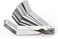 Mayata 1 PCS 100A16 0.05-1mm Thickness Curved Steel Gapped Metric Filler Feeler Gauge Tool with 16pcs Blades for Woodworking Measurement