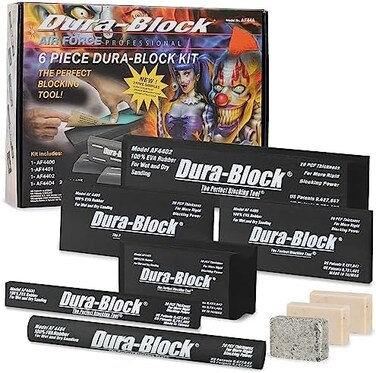 Dura-Block AF44A Black 6-Piece Sanding Block Set