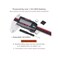 VINCA DCLA-0605 Electronic Digital Vernier Micrometer Caliper Measuring Tool Stainless Steel Large LCD Screen 0-6 Inch/150mm, Inch/Metric/Fractions, Red/Black