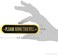 Will's Family Store Please Ring The Bell Aluminum Door Sign Brushed Finish 5.5x1.4 inch