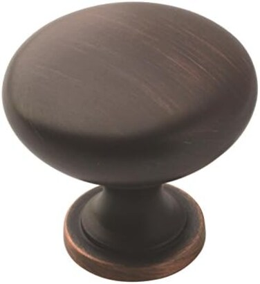 Amerock BP53005ORB Allison Value Cabinet and Drawer Mushroom Knob, Oil-Rubbed Bronze, 25 Pack Cabinet Hardware Knobs