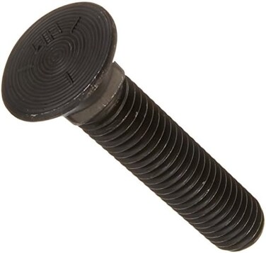 The Hillman Group 260087 1/2-Inch x 2 1/2-Inch Plow Bolts, 50-Pack, Black