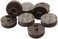 SOFT TOUCH Nail-On Heavy Duty Felt Pads for Wood Furniture and Hard Floor Surfaces &ndash; Protect your Hard Floor Surfaces from Scratches, 7/8&rdquo; Round Furniture Protectors, Walnut Brown (8 Pieces)