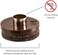 SOFT TOUCH Nail-On Heavy Duty Felt Pads for Wood Furniture and Hard Floor Surfaces &ndash; Protect your Hard Floor Surfaces from Scratches, 7/8&rdquo; Round Furniture Protectors, Walnut Brown (8 Pieces)