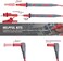 WGGE WG-011 Test Lead and Safety alligator Clips,Multimeter Test Leads Kit CAT III 1000V &amp; CAT IV 600V with Threaded alligator clips, 4mm Test Lead Probe Suitable for Most of Digital Multimeter