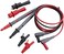 WGGE WG-011 Test Lead and Safety alligator Clips,Multimeter Test Leads Kit CAT III 1000V &amp; CAT IV 600V with Threaded alligator clips, 4mm Test Lead Probe Suitable for Most of Digital Multimeter