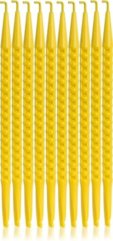 Jonard Tools JIC-22035/10 Yellow Nylon Insulating Probe Pick Spudger with Insulated Wire Hook, 7" Length (Pack of 10)