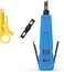 WESTONETEK Punch Down Impact Tool with 110 and 66 Blades, Network Wire Cable Cat6/Cat5e Telephone Impact Terminal Insertion Tools