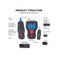 NOYAFA NF-8601W-A Multi-Functional Network Cable Tester for RJ45, RJ11, BNC, PING/POE 8 Identifier