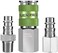 Flexzilla Pro High Flow Coupler &amp; Plug Kit (3 Piece), 1/4" NPT - A53452FZ
