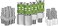 Flexzilla Pro High Flow Coupler &amp; Plug Kit (14 Piece), 1/4" Npt - A53458Fz