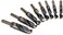 EFFICERE Best Choice 8-Piece 1/2&rdquo; Shank Silver and Deming Drill Bit Set in Aluminum Carry Case, High Speed Steel (HSS)   SAE Size 9/16&rdquo; - 1&rdquo; by 1/16th Increment