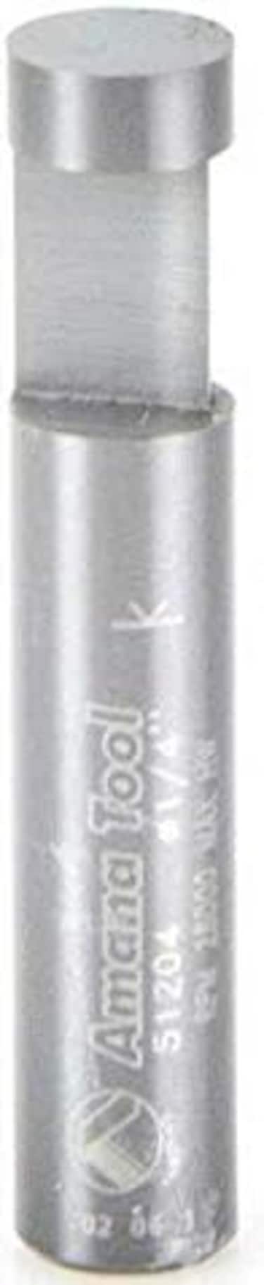 Amana Tool - 51204 Solid Carbide Short/Flat Pilot for Dado Clean Out &amp; Dado Cleaning Flush