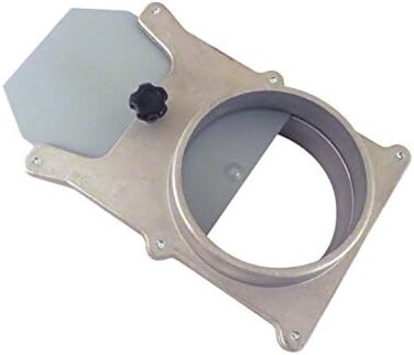 Taytools 4 Inch OD Self Cleaning No Clog Aluminum Blast Gate Cut Off Valve for Dust Collection System ABG4