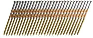 B&amp;C Eagle A312X131HD/22 Round Head 3-1/2-Inch x .131 x 22 Degree Hot Dip Galvanized Smooth Shank Plastic Collated Framing Nails (500 per box)