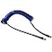 Coilhose Pneumatics PU14-25B-B Flexcoil Polyurethane Coiled Air Hose, 1/4-Inch ID, 25-Foot Length with (2) 1/4-Inch Reusable Strain Relief MPT Swivel Fittings, Dark Blue
