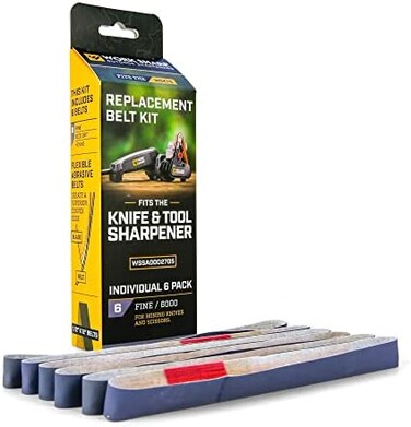 Work Sharp Knife &amp; Tool Sharpener 6000 Grit Fine Replacement Belt Kit WSSA0002705