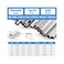 meite 20GA 50Series 5012 1/2 بوصة تاج بطول 1/2 بوصة من سلك المجلفن (5000 قطعة / صندوق) (علبة واحدة)