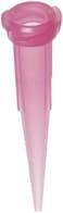 Metcal 920125-DHUV Series TT High Density Polyethylene UV Light Block Taper Tip for Fluid Dispensing Needle, 1.25" Tip Size, 20 Gauge, Pink (Pack of 50)