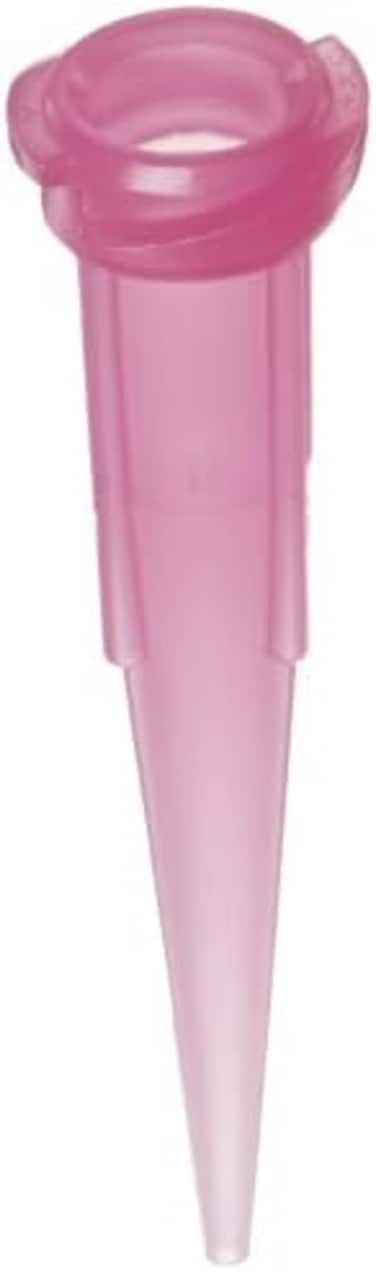 Metcal 920125-DHUV Series TT High Density Polyethylene UV Light Block Taper Tip for Fluid Dispensing Needle, 1.25" Tip Size, 20 Gauge, Pink (Pack of 50)