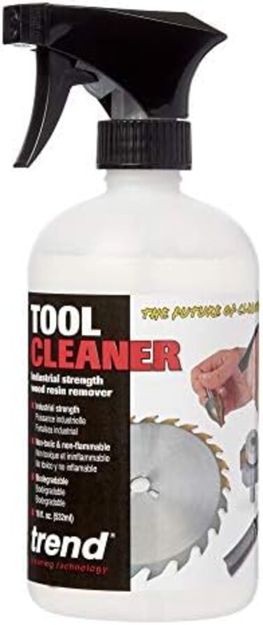 Trend Tool &amp; Bit Cleaner: Industrial Strength Wood &amp; Resin Remover, 18 fl oz, CLEAN/500