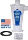Oneida Air Systems AXD001004 Standalone Anti-Static Cyclone Separator (The Dust Deputy DIY), Pack of 1