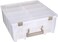 ArtBin Super Satchel Double Deep Box with Removable Dividers, Clear, 1 Box, 6990AB