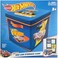 Hot Wheels A1686XX ZipBin Playmat and Storage from Peterkin 300 Car Cube, Solid, Brown