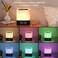 Aisuo Night Light - 5 in 1 Bedside Lamp with Bluetooth Speaker, 12/24H Digital Calendar Alarm Clock, Touch Control &amp; 4000mAh Battery, Support TF and SD Card, The Best Gift for Kids and Friends.