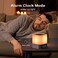 Aisuo Night Light - 5 in 1 Bedside Lamp with Bluetooth Speaker, 12/24H Digital Calendar Alarm Clock, Touch Control &amp; 4000mAh Battery, Support TF and SD Card, The Best Gift for Kids and Friends.