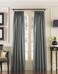 Curtainworks Marquee Faux Silk Pinch Pleat Curtain, 1 Panel, 30 by 144", Teal