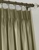 Curtainworks Marquee Faux Silk Pinch Pleat Curtain, 1 Panel, 30 by 144", Teal