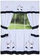 غطاء كوخ مزخرف من Achim Home Furnishings مقاس 142.72 سم × 91.44 سم مقاس 142.72 سم مناسب للنوافذ