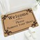 ZSL Indoor Outdoor Doormat Non Slip Door Mats Funny Welcome Front Door mat Personalized Design Kitchen Non Slip Entrance Shoe mat and Rugs (23.6 X 15.7 in) Welcome Please Remove Your Shoes