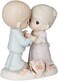 Precious Moments, We Share A Love Forever Young, 50th Anniversary, Bisque Porcelain Bisque Porcelain Figurine, 115912,Multi-colored,Medium