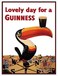 Buyartforless Guinness Beer Lovely Day Toucan on Weather-vane 36x24 GICLEE Advertising Art Print Poster Irish Stout Brew