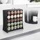 Mind Reader 50 Capacity K-Cup Single Serve Coffee Pod Holder Storage Organizer, Black 5.20" (L) x 12.68" (W) x 14.48" (H) RAC3PC-BLK