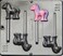 قالب حلوى N More Horse Lollipop Chocolate Candy Western My Little Pony 3307