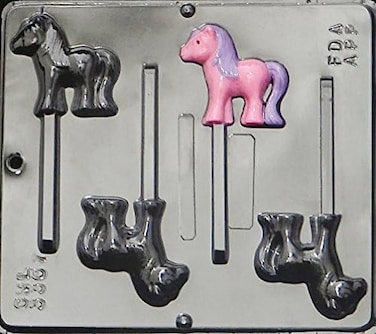 قالب حلوى N More Horse Lollipop Chocolate Candy Western My Little Pony 3307