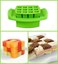 FUNBITES Food Cutter for Kids, Green Squares