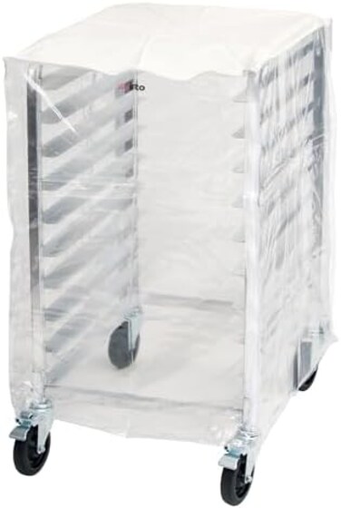 Winco ALRK-10-CV Cover for 10-Tier Sheet Pan Rack ALRK-10 and ALRK-10BK