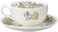 Noritake T97285A/4660-5 My Neighbor Totoro Milk Tea Cup &amp; Saucer, 11.8 fl oz (325 cc), Microwave Safe, 1 Guest, Bone China